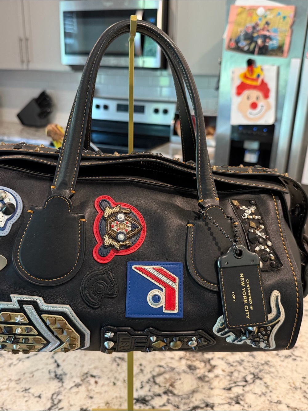 Coach 1941 Varsity Patch Badlands Satchel